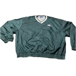 Vintage Y2K UMBRO Windbreaker Embroidered Logo Pullover Jacket Size 2x